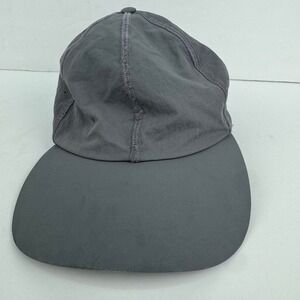 Lululemon Lightweight Run Hat Gray Nylon Adjustable Cap One Size OS Athletic
